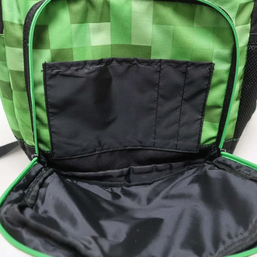 Official Minecraft Green Creeper Kids Jinx Backpack!  17